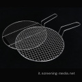 BBQ Grill Cooking in acciaio inossidabile Net Mesh